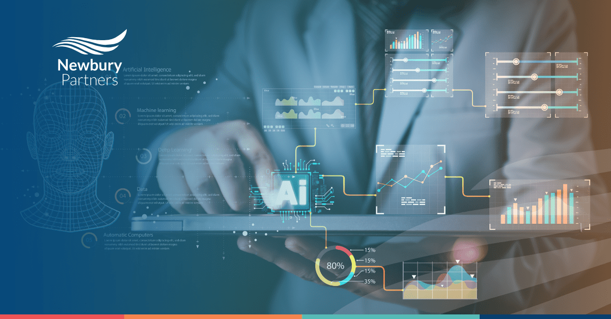 AI and data quality in staffing dashboard showing analytics, machine learning, and automated recruitment technology systems.