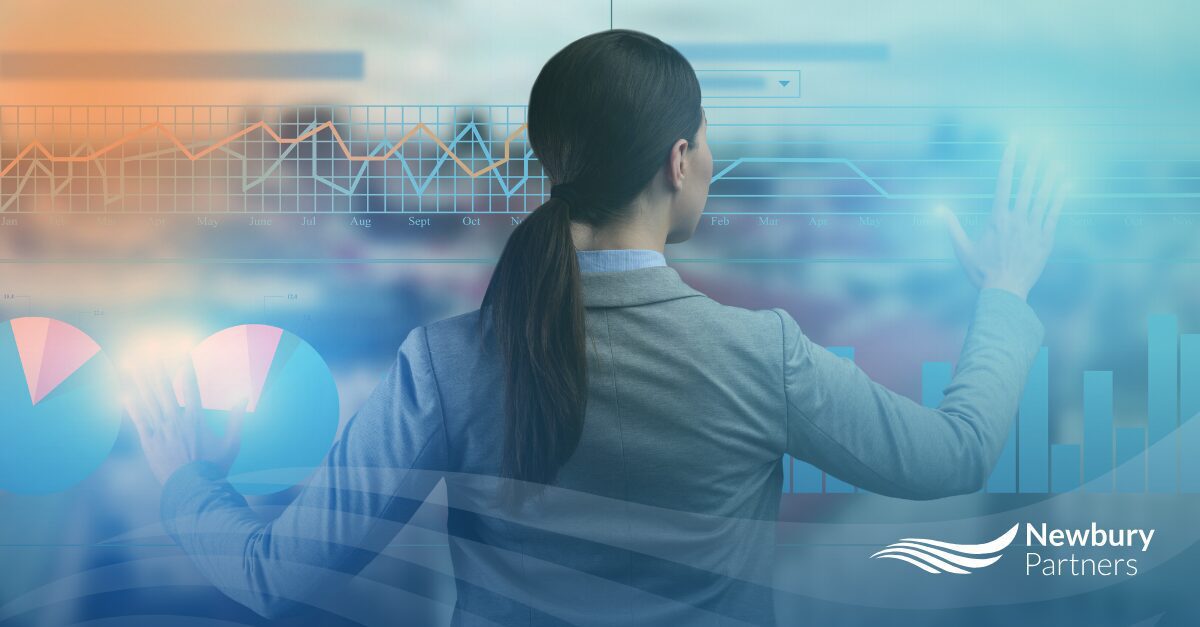 Staffing professional analyzing Bullhorn analytics data to improve staffing operations.